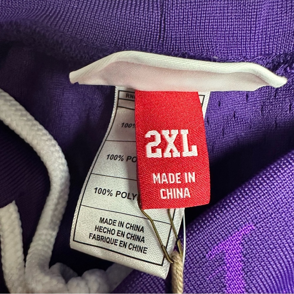 NBA X BODEGA WORLDWIDE RESPECT LAKERS SHORTS - Picture 9 of 12
